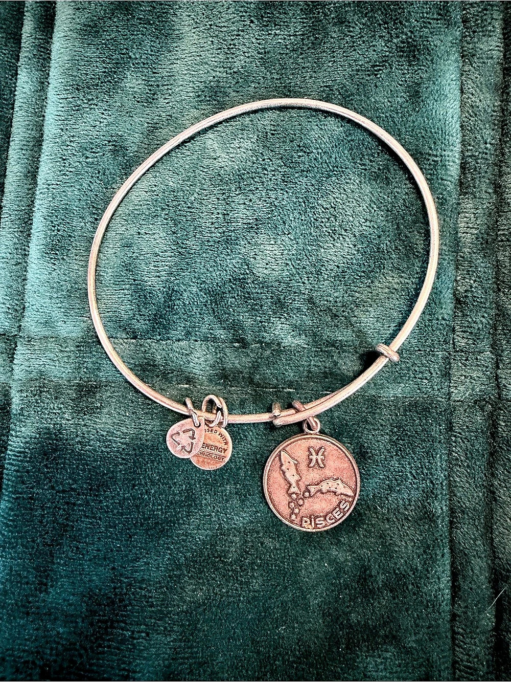 Alex and Ani Pisces Zodiac Charm Bangle Pink
